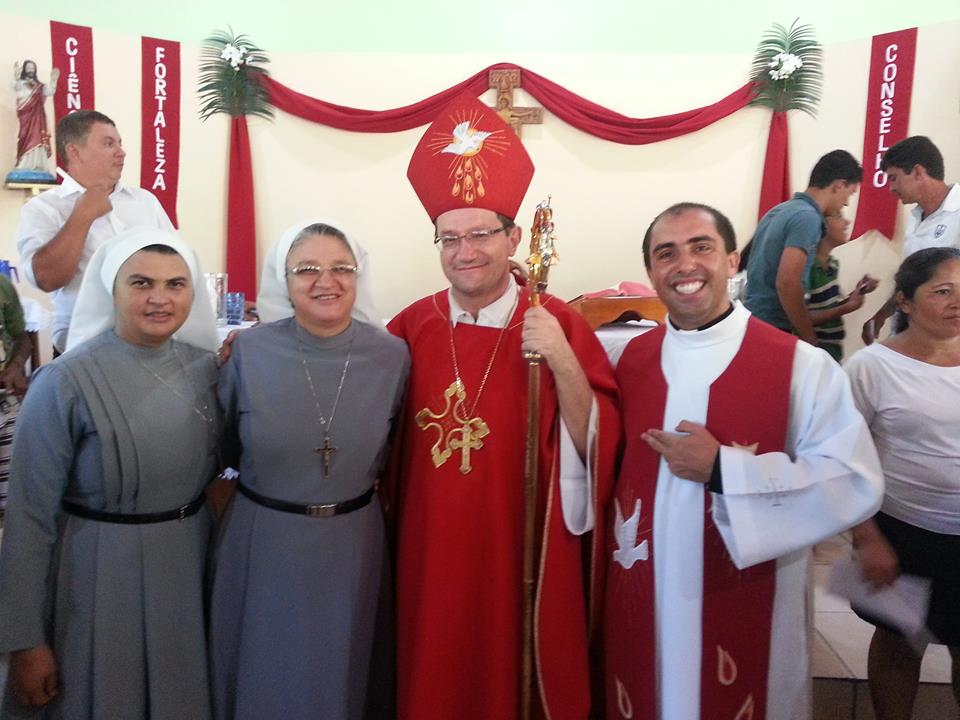 Mons. Corbellini, Vescovo di Maraba’ (Brasile), in visita a Paganica